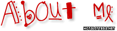About Me Red