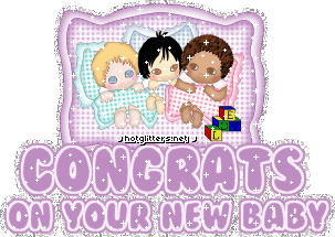 Congrats New Baby Purple picture