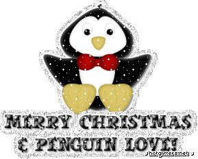 Christmas Penguin Love