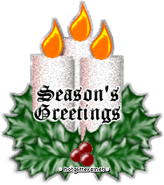 Seasons Greetings Candle 3