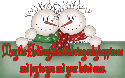 Snowmen Holiday Love