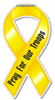 Pray For Our Troops Yellow Ribbon picture