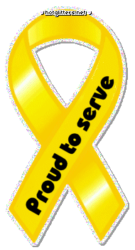 Proud To Serve Yellow Ribbon picture