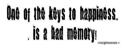 Keys To Happiness Bad Memor
